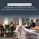 Câmara promove a primeira Audiência Pública em Defesa da Prática do Skate